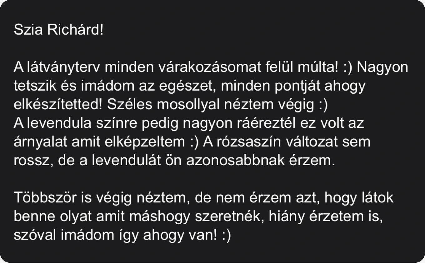 Ügyfélvélemény