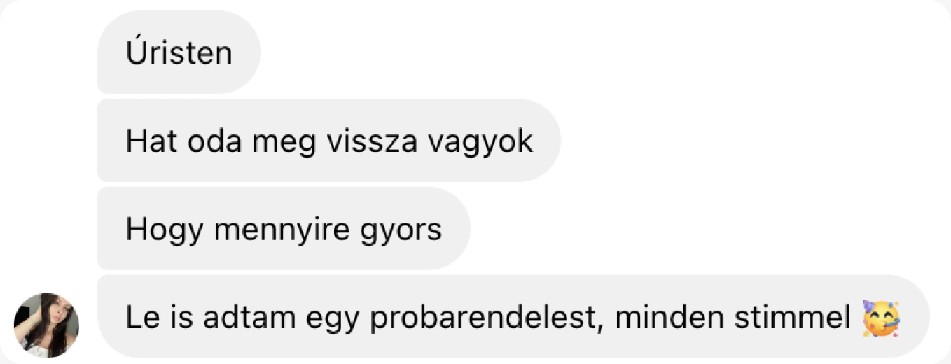Ügyfélvélemény