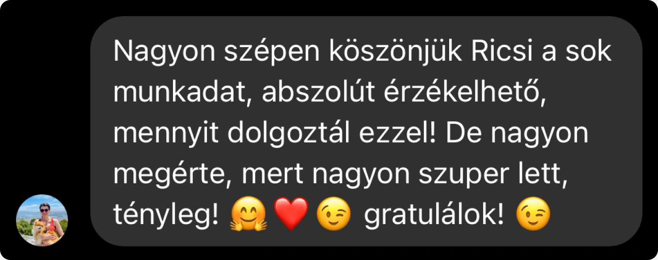 Ügyfélvélemény